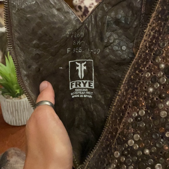 Rare Frye Deborah Studded Boots - Picture 8 of 10